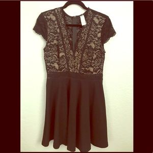 Lace skater dress